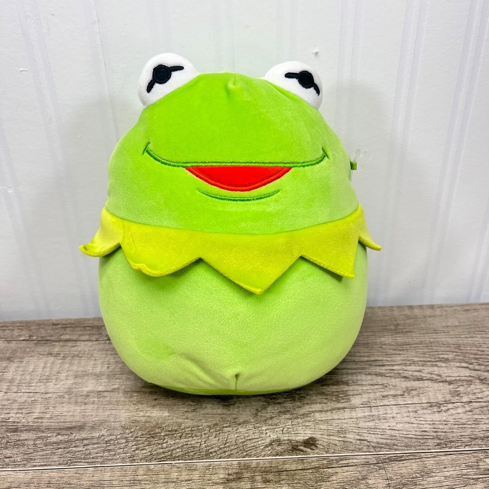 Squishmallows 8" Kermit the Green Frog Muppets Disney Squishmallow Plush